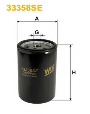 33358SE WIX+FILTERS Fuel Supply System Fuel filter