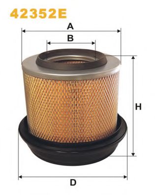 42352E WIX+FILTERS Air Filter