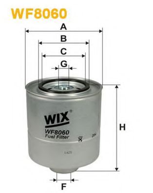 WF8060 WIX+FILTERS Fuel Supply System Fuel filter