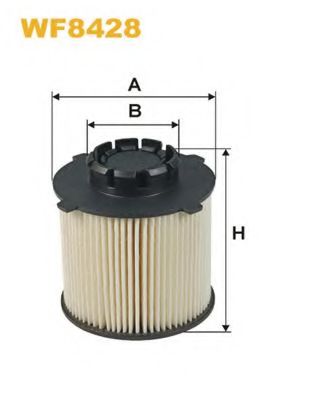 WF8428 WIX+FILTERS Fuel Supply System Fuel filter