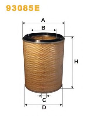 93085E WIX+FILTERS Air Supply Air Filter