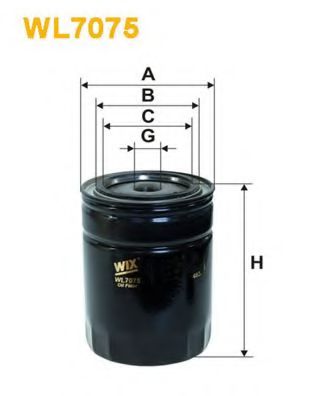 WL7075 WIX+FILTERS Lubrication Oil Filter