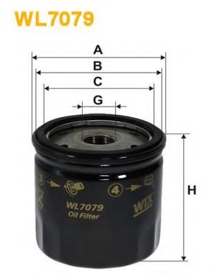 WL7079 WIX+FILTERS Oil Filter