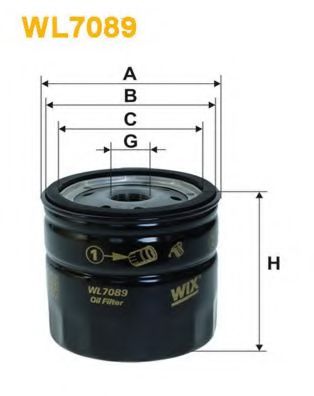 WL7089 WIX+FILTERS Lubrication Oil Filter