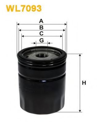 WL7093 WIX+FILTERS Lubrication Oil Filter
