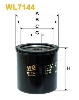 WL7144 WIX+FILTERS Ölfilter