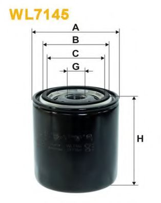 WL7145 WIX+FILTERS Lubrication Oil Filter