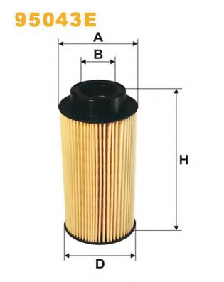 95043E WIX+FILTERS Fuel Supply System Fuel filter
