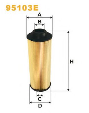 95103E WIX+FILTERS Fuel Supply System Fuel filter