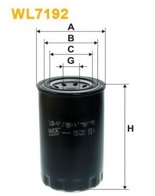 WL7192 WIX+FILTERS Lubrication Oil Filter