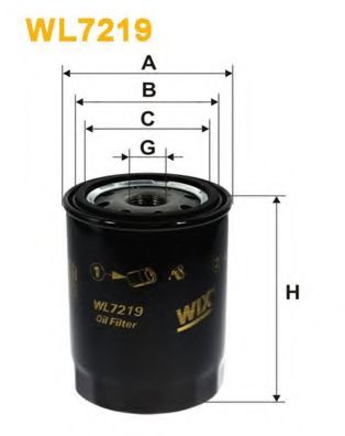 WL7219 WIX+FILTERS Lubrication Oil Filter