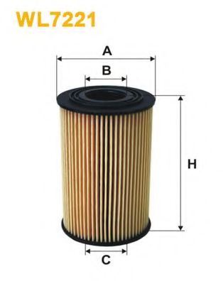 WL7221 WIX+FILTERS Lubrication Oil Filter