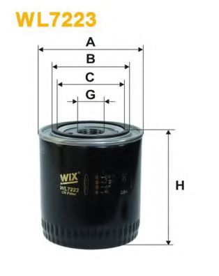 WL7223 WIX+FILTERS Oil Filter