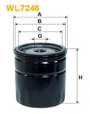 WL7246 WIX+FILTERS Lubrication Oil Filter