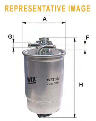 WF8487 WIX+FILTERS Fuel filter