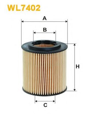 WL7402 WIX+FILTERS Lubrication Oil Filter