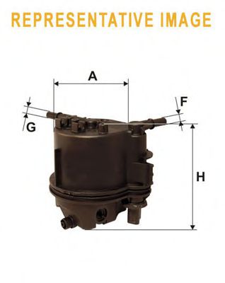 WF8400 WIX FILTERS Fuel filter