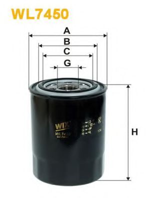 WL7450 WIX+FILTERS Oil Filter