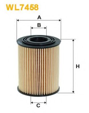 WL7458 WIX+FILTERS Lubrication Oil Filter