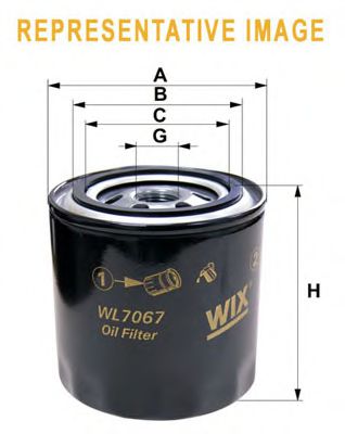 WL7516 WIX+FILTERS Lubrication Oil Filter