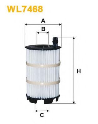WL7468 WIX+FILTERS Lubrication Oil Filter
