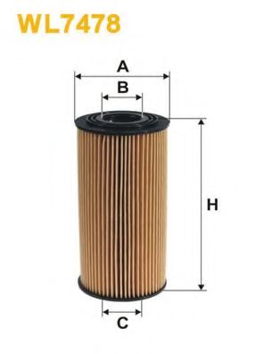 WL7478 WIX+FILTERS Lubrication Oil Filter