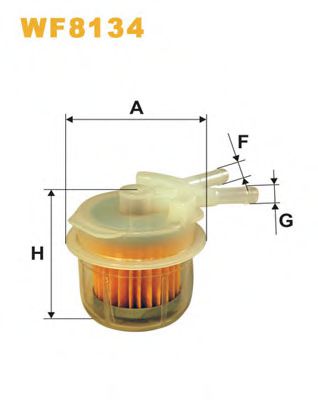 WF8134 WIX+FILTERS Fuel Supply System Fuel filter