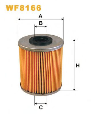 WF8166 WIX+FILTERS Fuel Supply System Fuel filter