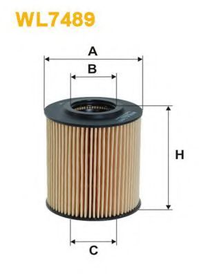 WL7489 WIX+FILTERS Lubrication Oil Filter