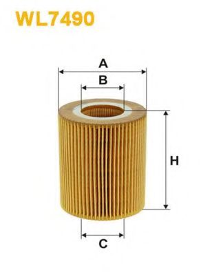 WL7490 WIX+FILTERS Lubrication Oil Filter