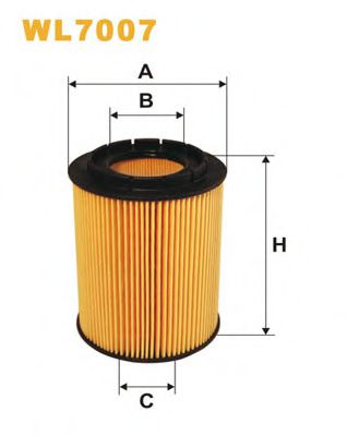WL7007 WIX+FILTERS Lubrication Oil Filter