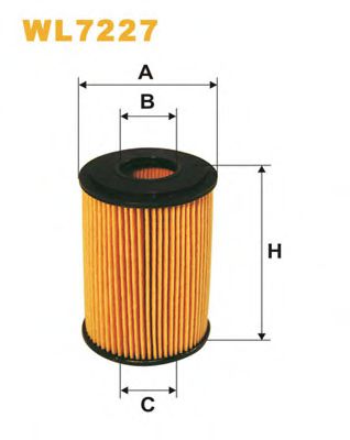 WL7227 WIX+FILTERS Lubrication Oil Filter