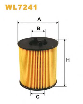 WL7241 WIX+FILTERS Lubrication Oil Filter