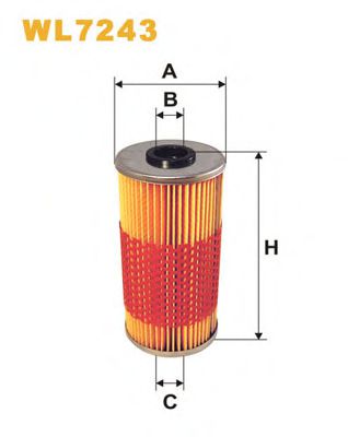 WL7243 WIX+FILTERS Lubrication Oil Filter