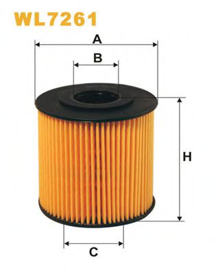 WL7261 WIX+FILTERS Lubrication Oil Filter