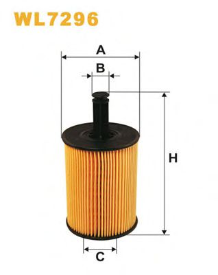 WL7296 WIX+FILTERS Lubrication Oil Filter