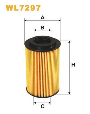 WL7297 WIX+FILTERS Lubrication Oil Filter
