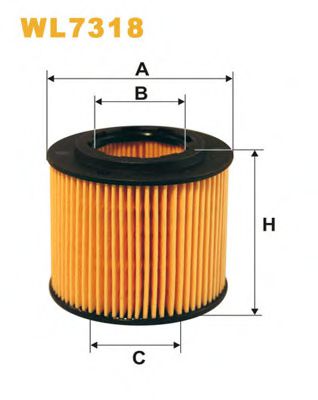 WL7318 WIX+FILTERS Lubrication Oil Filter