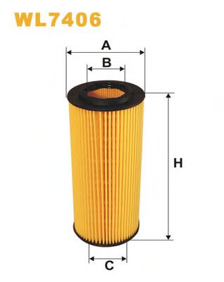 WL7406 WIX+FILTERS Lubrication Oil Filter