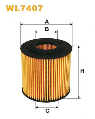 WL7407 WIX+FILTERS Lubrication Oil Filter