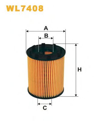 WL7408 WIX+FILTERS Lubrication Oil Filter