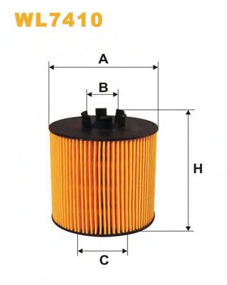 WL7410 WIX+FILTERS Lubrication Oil Filter
