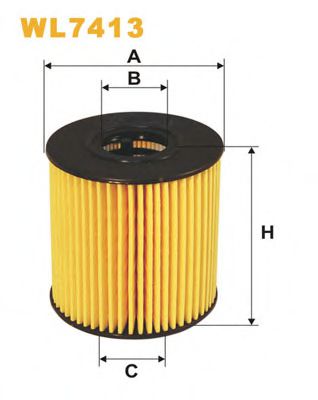 WL7413 WIX+FILTERS Lubrication Oil Filter