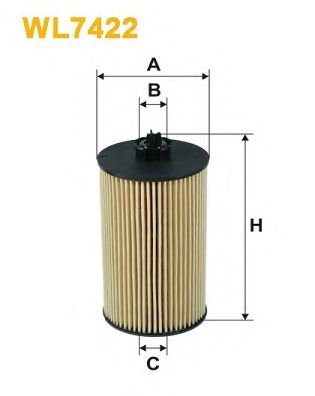 WL7422 WIX+FILTERS Lubrication Oil Filter