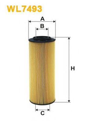 WL7493 WIX+FILTERS Lubrication Oil Filter