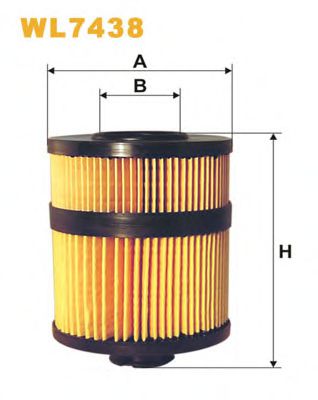 WL7438 WIX+FILTERS Lubrication Oil Filter