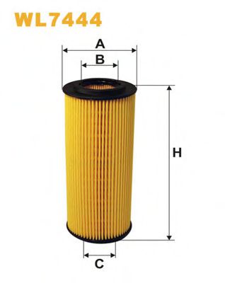WL7444 WIX+FILTERS Lubrication Oil Filter