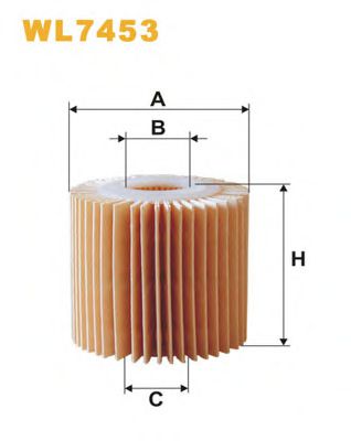WL7453 WIX+FILTERS Lubrication Oil Filter