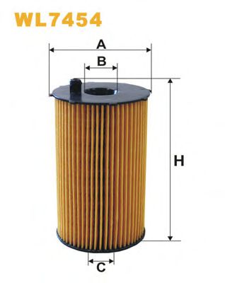 WL7454 WIX+FILTERS Lubrication Oil Filter