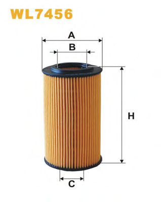 WL7456 WIX+FILTERS Lubrication Oil Filter